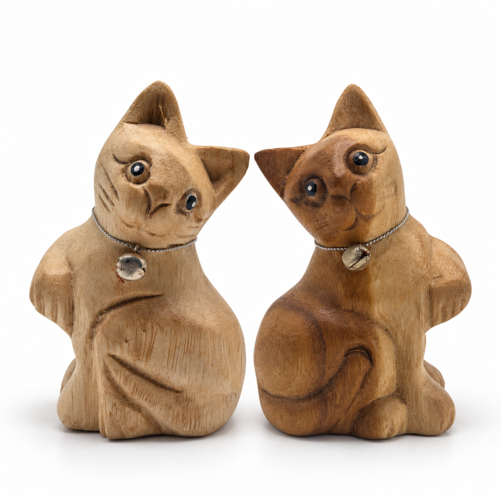 The Head-Tilt Cats — complementary pair