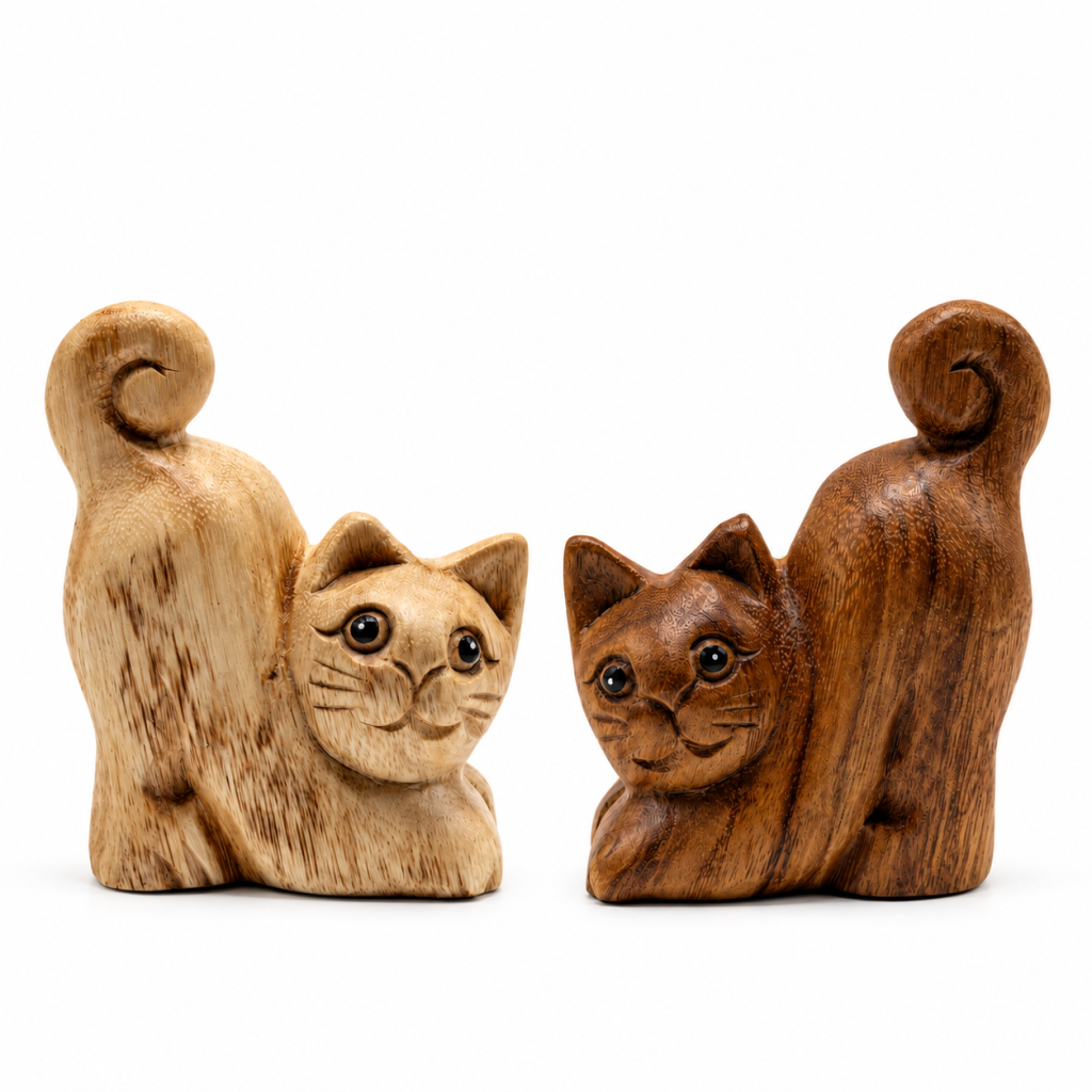 The Looking-Back Cats — complementary pair
