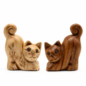 The Looking-Back Cats — complementary pair