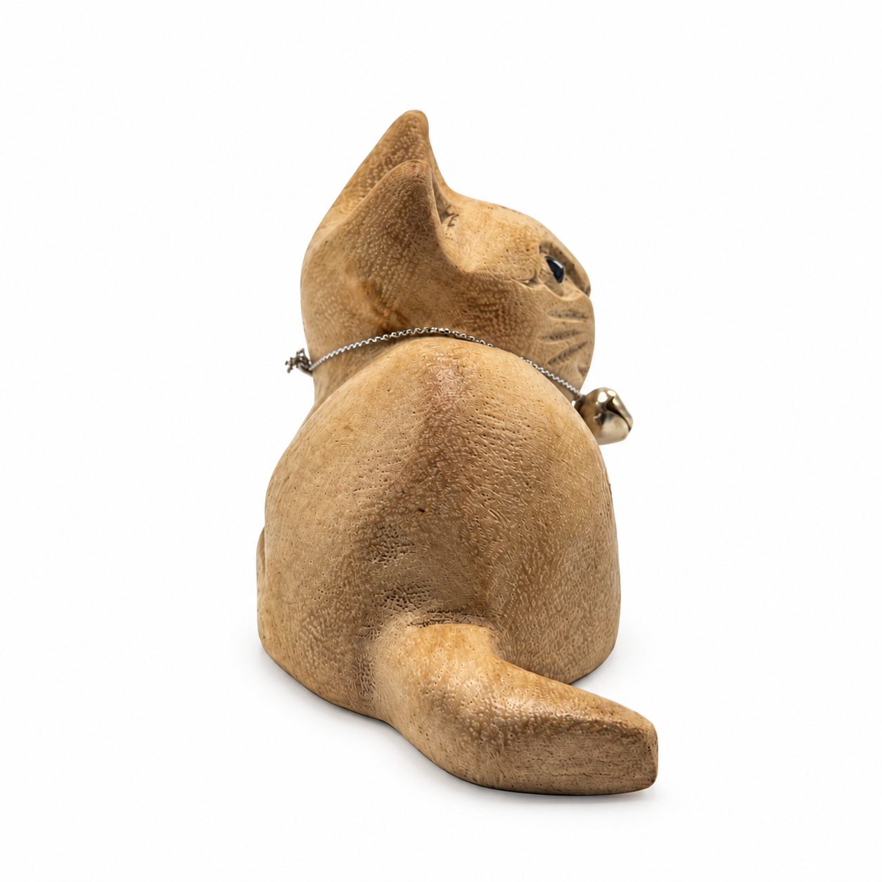 Right Rear lounging wooden cat