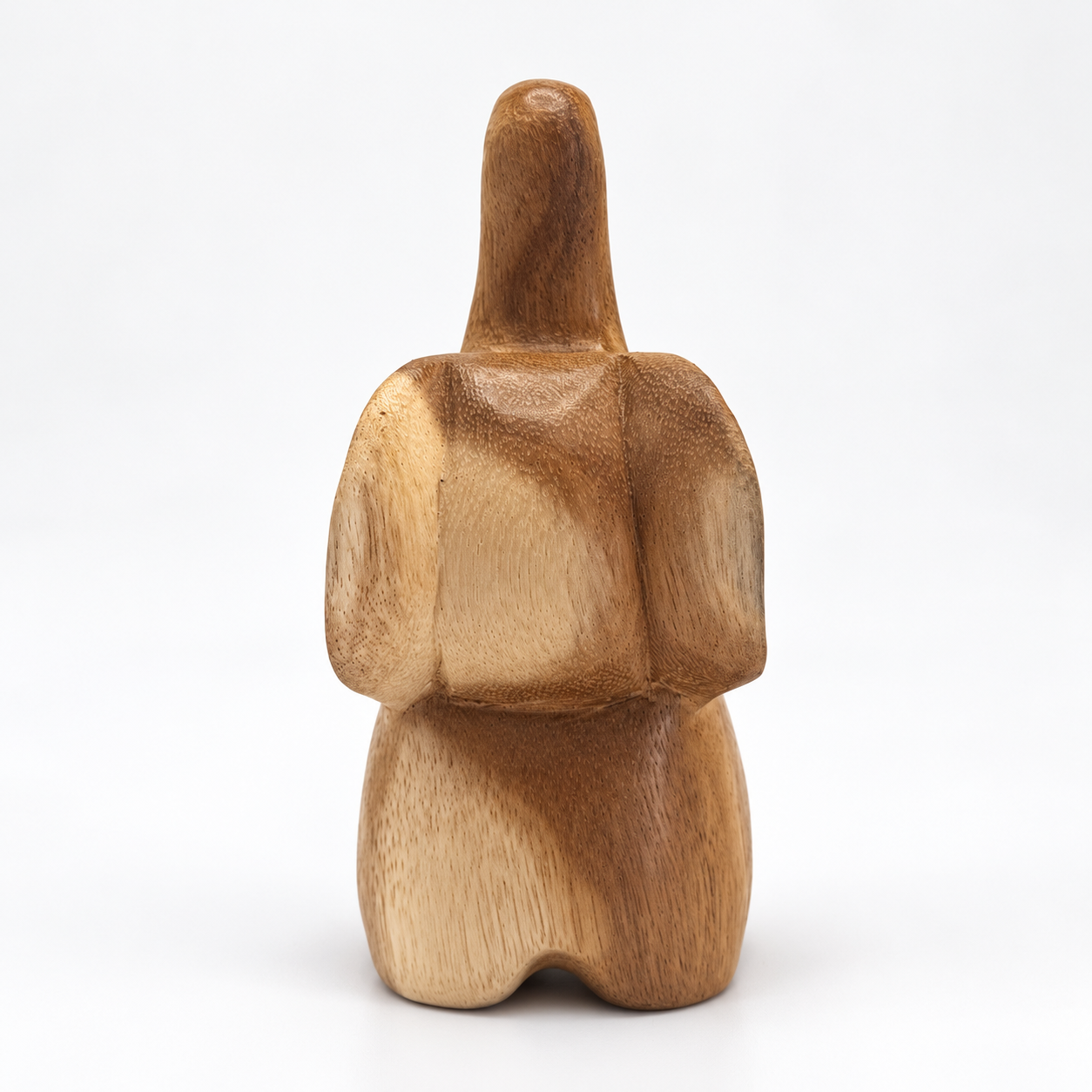 Round-bellied wooden elephant — example B, back
