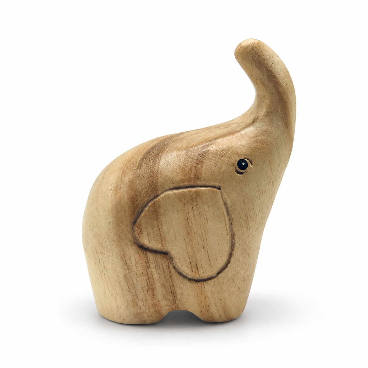 Pale Side B wooden elephant